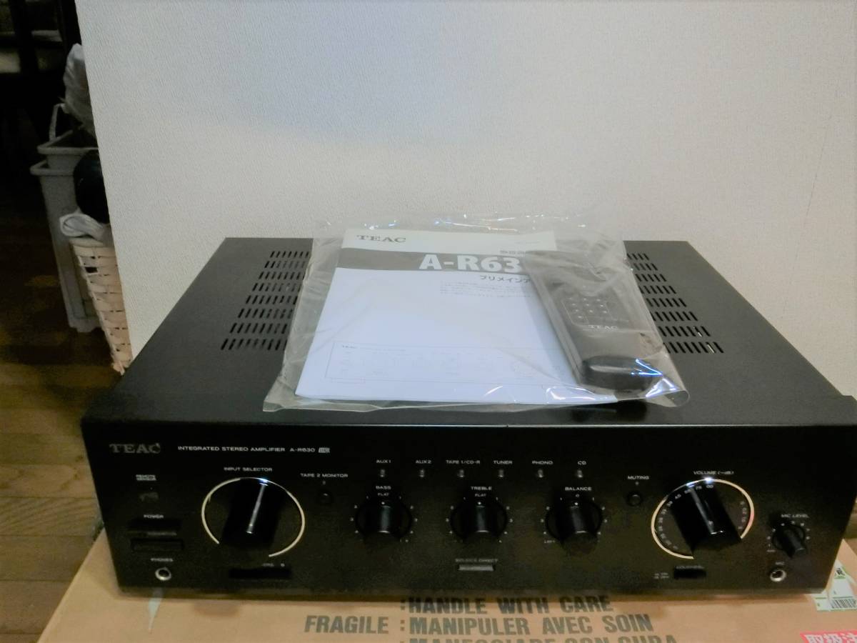 TEAC A-R630MKⅡ プリメインアンプ リモコン・取説付き TEAC