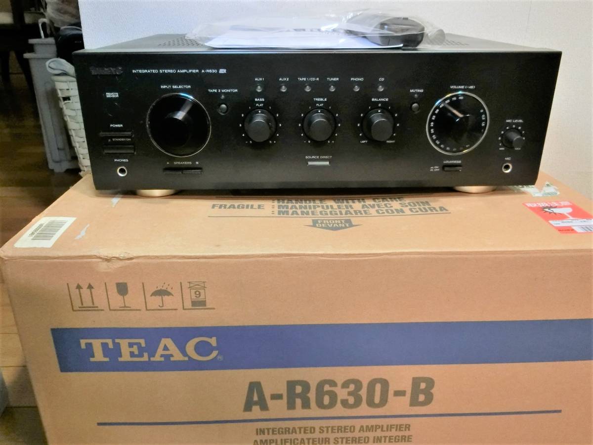 【中古】TEAC A-R630MKⅡ プリメインアンプ　リモコン・取説付き TEAC A-R630MKⅡ プリメインアンプ リモコン・取説付き TEAC