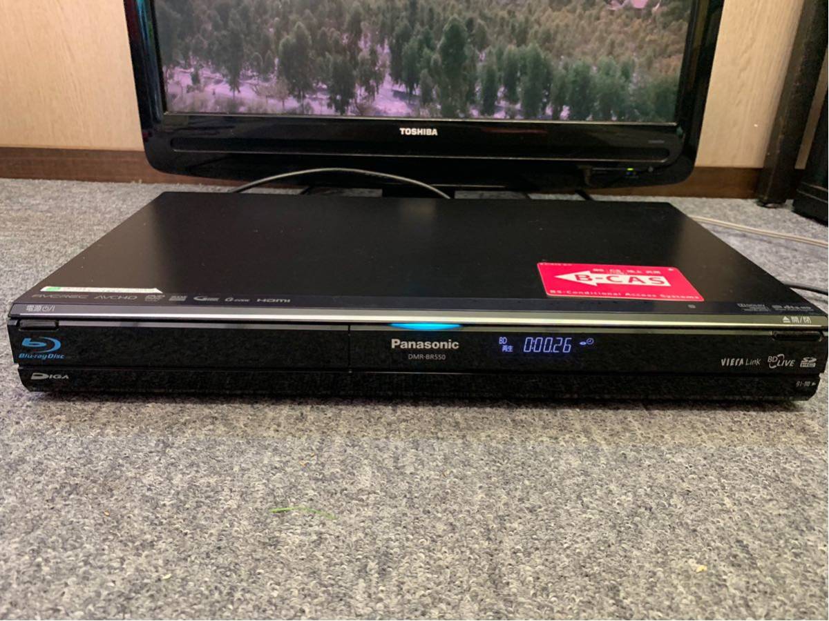 panasonicブルーレイディスクレコーダー DMR-BR550 ジャンク扱い