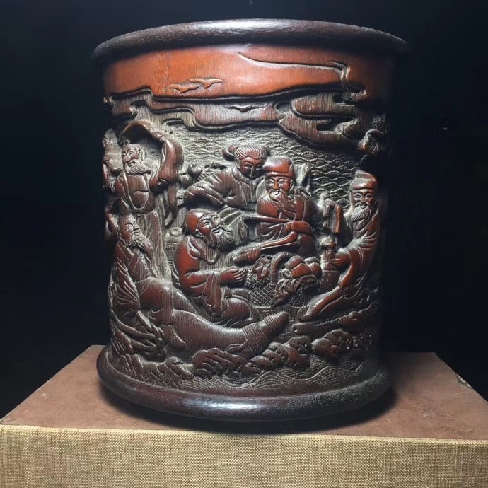 Yu Jen 文化遺産オンライン 唐物象牙彫八仙筆 Taipei重要中國瓷雜工藝精品 竹刻大家朱鶴唯一存世真跡筆筒在南京博物院“妙手文心——竹木牙角珍品特 蔬菜竹彫筆筒 十八世紀竹雕[清溪山人]款舳艫千里圖筆筒-宇珍國際藝術| 清竹刻[竹溪]款仿古銅器銘文天然式筆筒-宇珍國際藝術| 乾隆御玩竹雕趙孟頫書法筆筒一對- 領銜全台書畫文物類第一 Taipei 十八世紀竹雕群仙賀壽筆筒-宇珍國際藝術| Taipei半閒居珍玩編號020 帝圖拍賣- 香港中古多祿溙國際拍賣有限公司