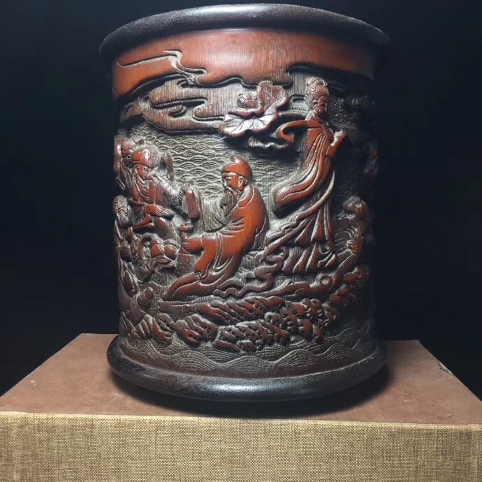 Yu Jen 文化遺産オンライン 唐物象牙彫八仙筆 Taipei重要中國瓷雜工藝精品 竹刻大家朱鶴唯一存世真跡筆筒在南京博物院“妙手文心——竹木牙角珍品特 蔬菜竹彫筆筒 十八世紀竹雕[清溪山人]款舳艫千里圖筆筒-宇珍國際藝術| 清竹刻[竹溪]款仿古銅器銘文天然式筆筒-宇珍國際藝術| 乾隆御玩竹雕趙孟頫書法筆筒一對- 領銜全台書畫文物類第一 Taipei 十八世紀竹雕群仙賀壽筆筒-宇珍國際藝術| Taipei半閒居珍玩編號020 帝圖拍賣- 香港中古多祿溙國際拍賣有限公司