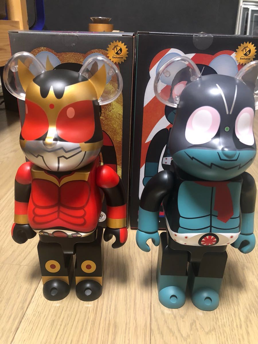 仮面ライダー 400% クウガ 旧1号 ベアブリック BE@RBRICK セット