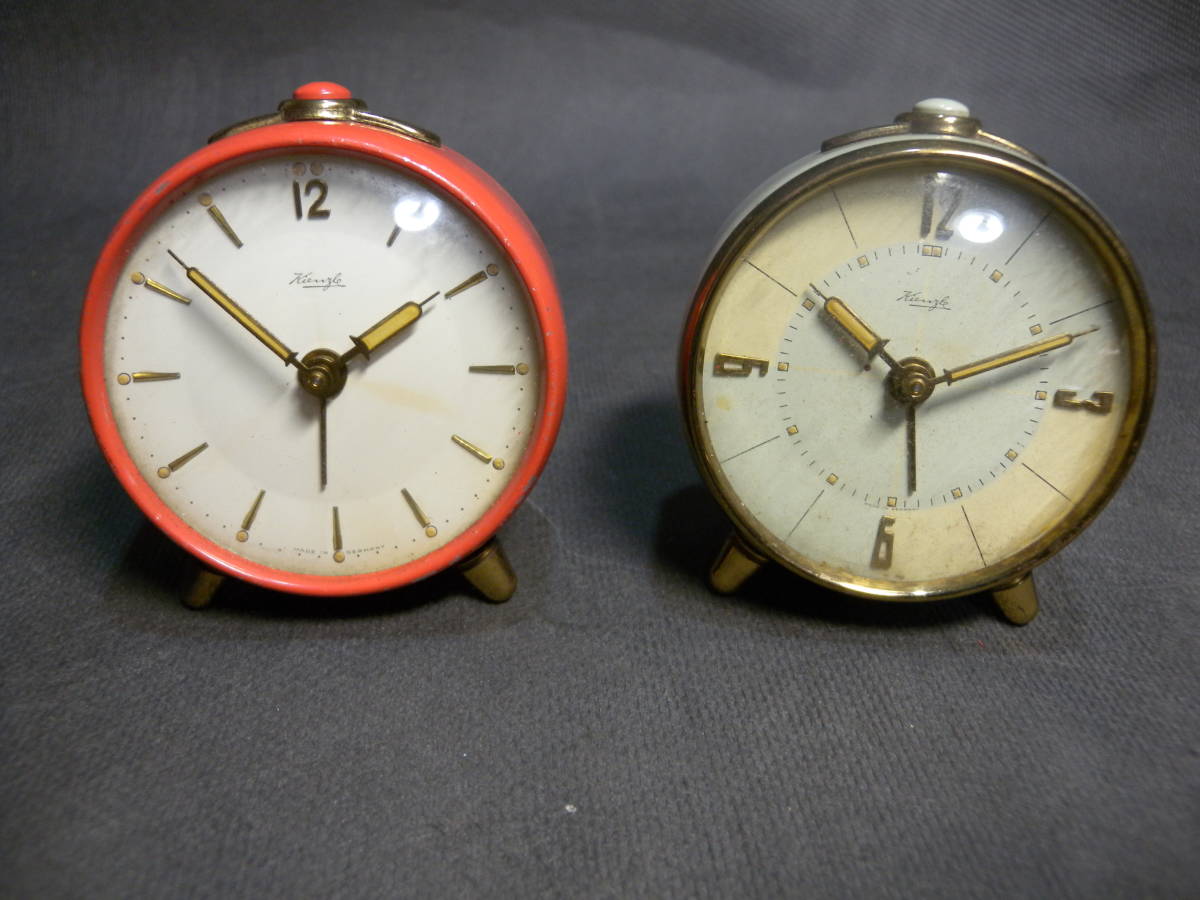 KIENZLE ドイツ アンティーク 目覚まし時計 置時計 1011-314◎KIENZLE