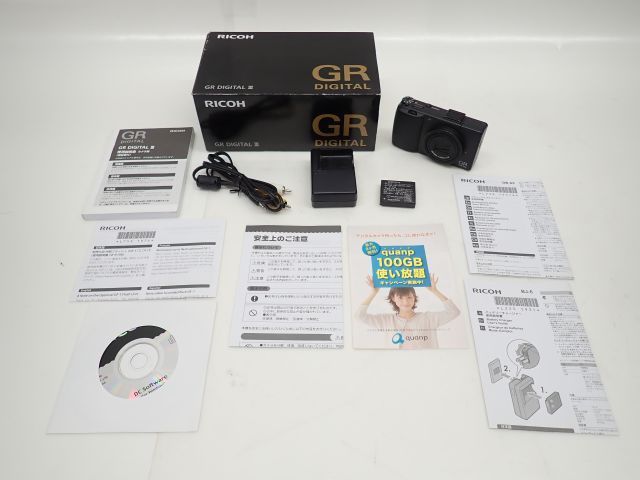 RICOH リコー GR DIGITAL III デジタルカメラ 元箱・取扱説明書付