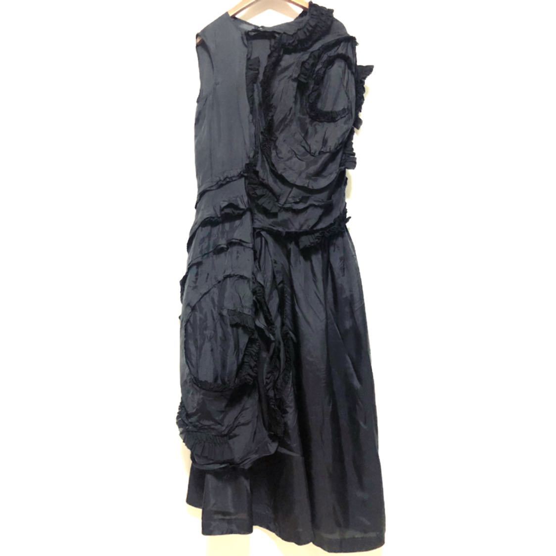 【数量限定，大得価】 AD2014 コムデギャルソン 薔薇と血 変形フリルボリュームロングワンピース COMME DES GARCONS(ワンピース（ロング）)｜売買されたオークション情報、yahooの商品情報をアーカイブ公開 - オークファ 女性用