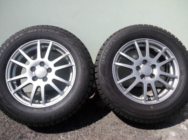 お得，品質保証 WEDS VELVA SXウェッズダーク社外アルミ +43 5H100 195/65R15バリ山スタッドレスブリヂストンレボ GZ WISHプリウスプレミオアリオンIMPREZA(スタッドレスタイヤ)｜売買されたオークション情報、yahooの商 5穴