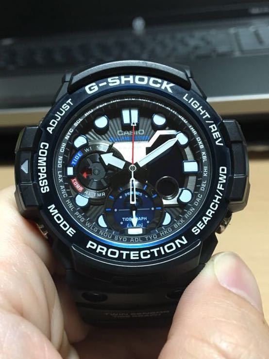 G-SHOCK GN-1000B-1AJF ガルフマスター CASIO GULFMASTER 電池 - GN 
