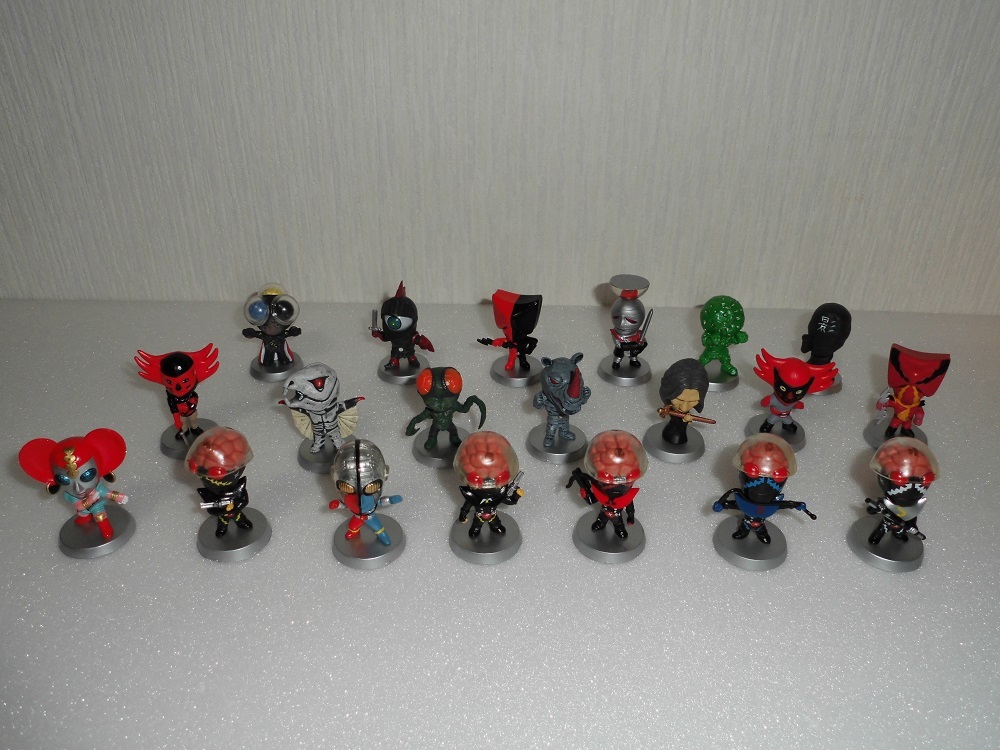 人造人間キカイダー　特撮フィギュア 5体セット 人造人間キカイダー 特撮ヒーローズ プレックス : 1Box 20pcs | 特撮