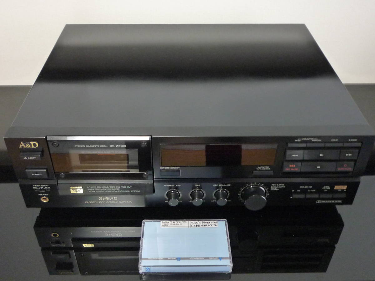 シンプル イズ ベスト！A&D★3 HEAD ステレオカセットデッキ★GX-Z6100★シリコンベルト装着品！_2