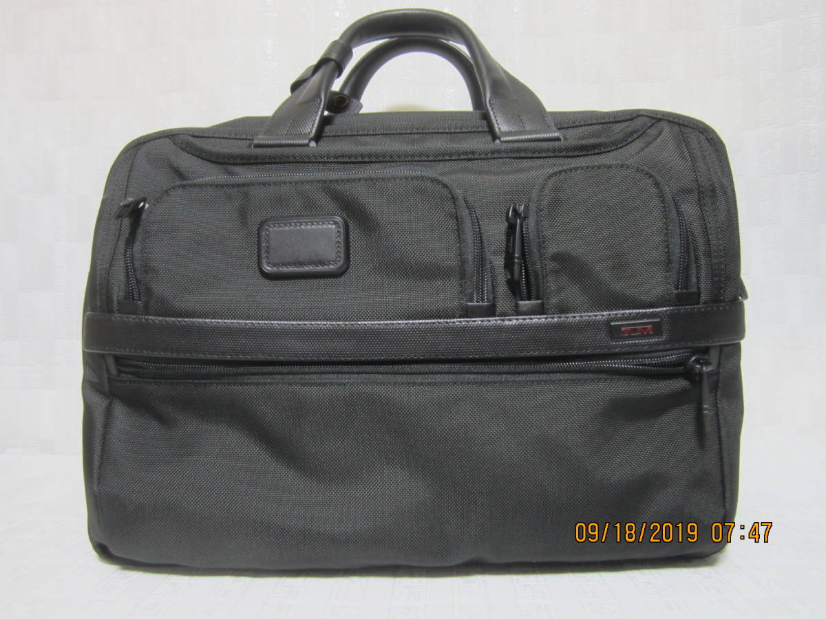 TUMI トゥミ ALPHA2 tumi 2WAY ブラック レザー ボストンバッグ ALPHA
