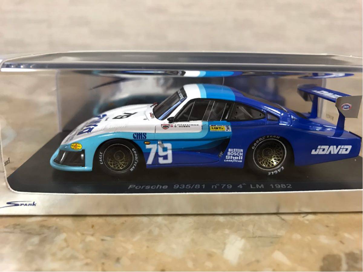 【Spark 未使用保管品】Porsche 935/81 #79 4th LM 1982