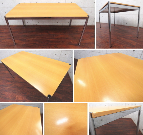 USMハラー□ハラーテーブル□ビーチ材□ミッドセンチュリー□デスク