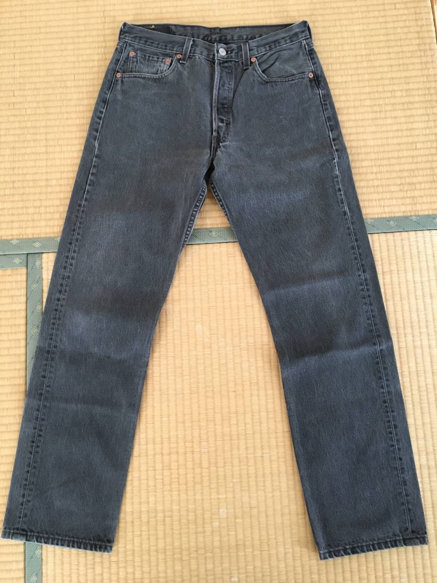 価格高騰中！90年代 USA製 リーバイス501 ブラックデニム☆サイズ W