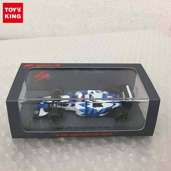 1円～ スパーク 1/43 Ligier JS39 6th Australian GP 1993 #25 /ミニカー