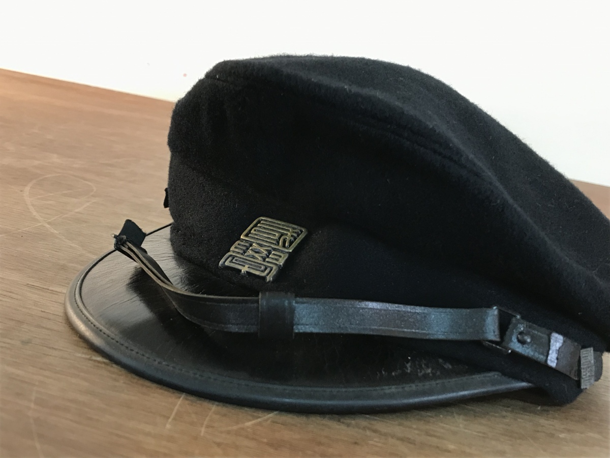  ■送料無料■國學院大學 帽子 学帽 制服 国学院大学 校章 レトロ アンティーク 111g●ジャンク品/V8-33
