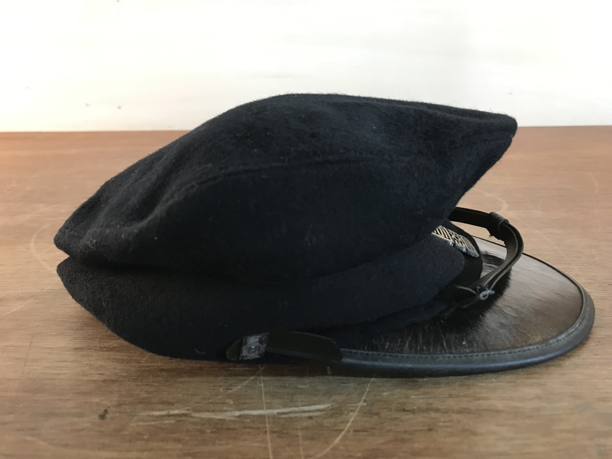  ■送料無料■國學院大學 帽子 学帽 制服 国学院大学 校章 レトロ アンティーク 111g●ジャンク品/V8-33