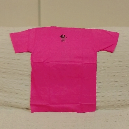 adios☆おもしろジョークTシャツ☆ギャグTシャツ☆ピンク☆L☆タイ製 