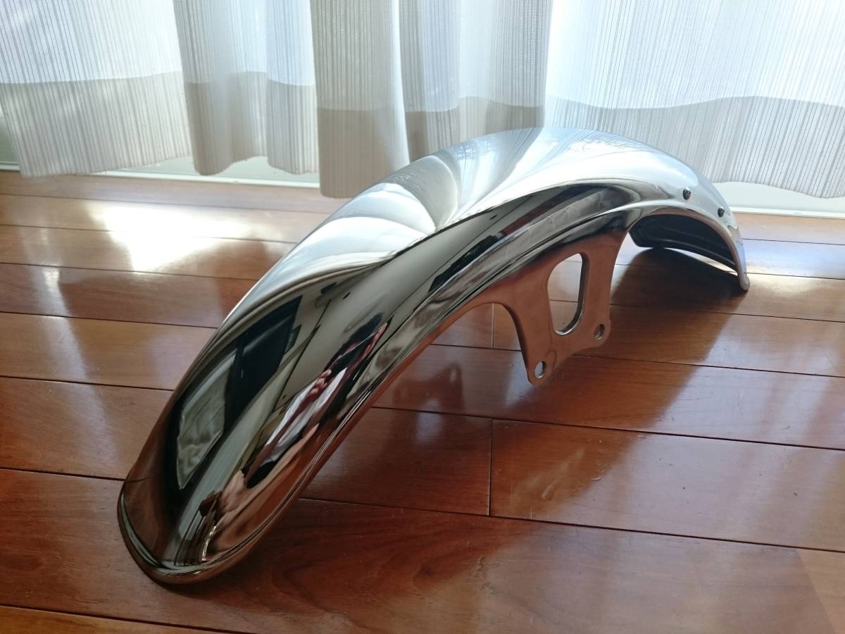 ゼファー750、1100用スチール製メッキフェンダー ☆ ゼファー1100