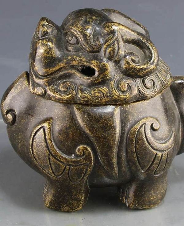 中国古美術・旧蔵鏨刻鎏金の熏香炉・純赤銅・純手作り・高浮彫・置物・茶道具・文房具 Yahoo!オークション 中国古美術・旧蔵純銅熏香炉・純銅製・香炉・鏨刻