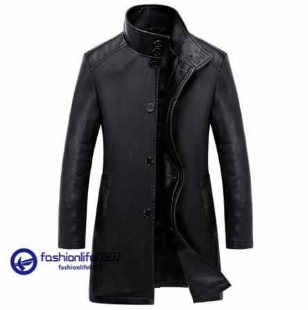 【美品】BROTHERHOOD レザーロングジャケット メンズ レザーコート レザージャケット トレンチコート ロングレザー