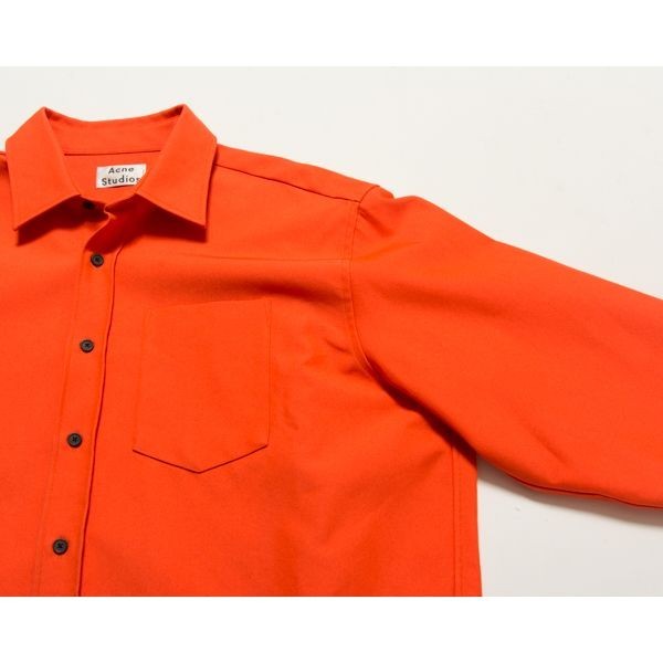 18ss acne atlent chambオーバーサイズシャツ 美品 Acne STUDIOS 2019SS ATLENT NEW POLY CO TW シャツ オーバー