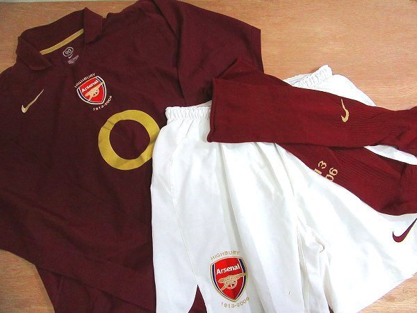 F5772n Nike製 アーセナル ユニフォームセット L M シャツ パンツ ソックス サッカー フットサル プレミアリーグ 売買されたオークション情報 Yahooの商品情報をアーカイブ公開 オークファン Aucfan Com