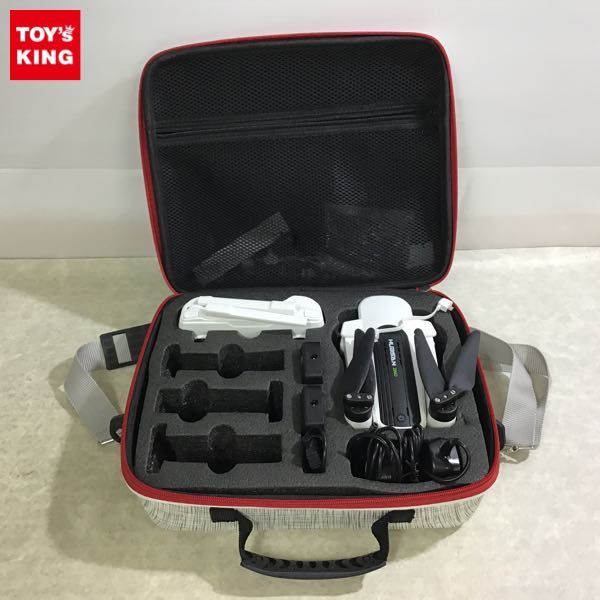 1円～ Hubsan Zino ホワイト 本体 送信機 プロペラ 他 収納ケース付 /RC ドローン_1