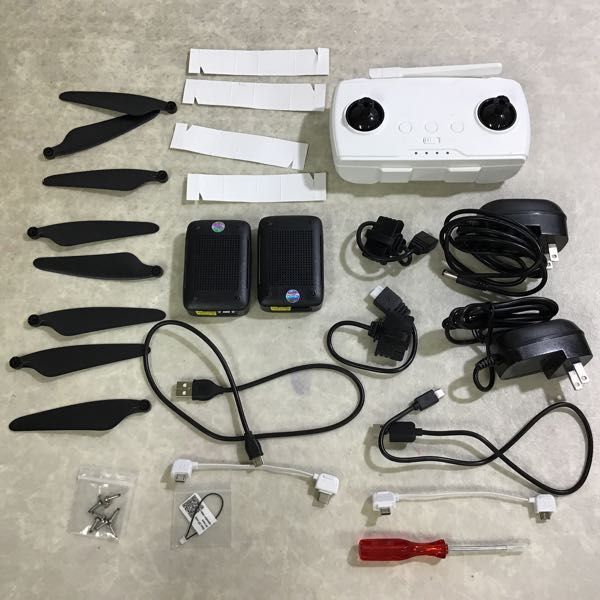 1円～ Hubsan Zino ホワイト 本体 送信機 プロペラ 他 収納ケース付 /RC ドローン_6