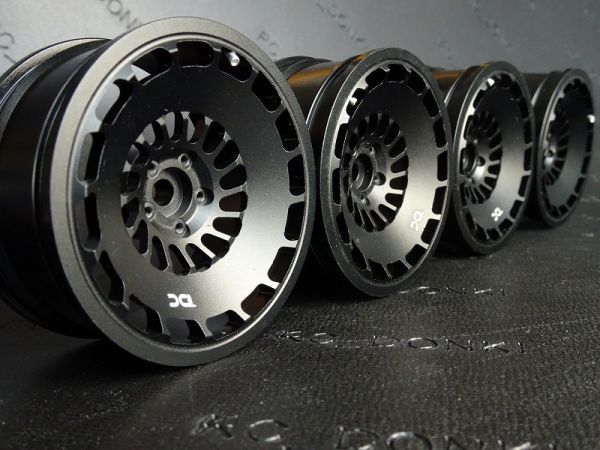 送料無料，お買い得 DC製 Offset:6 of6 オフ6 アルミ ホイール 1セット４本 1/10車 1/10 RCカー用 黒YD2シリーズYDー2S 2WDドリフト シャーシキット51707(ホイール)｜売買されたオークション情報、yahooの商品情報をアーカイ ホイール