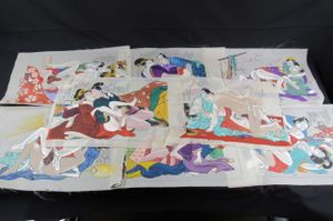 春画 ⑥ 作者 年代 不明 ひろき 