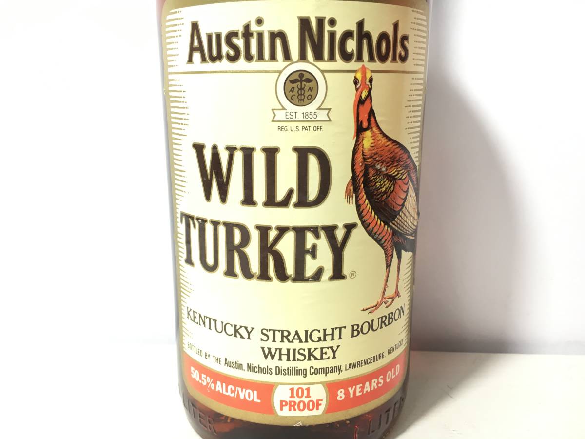 ウイスキー ワイルドターキー 8年 旧ボトル 750ml 50.5% 特級 YH-5089】未開栓 WILD TURKEY ワイルドターキー 8年 101プルーフ