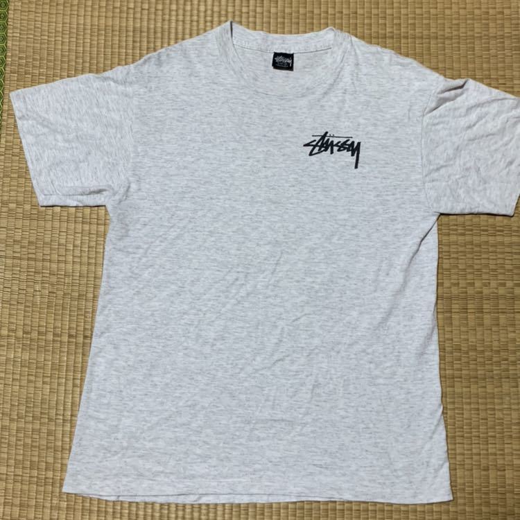80s OLD STUSSY ドラゴン Tシャツ 黒タグ ステューシー オールド 龍