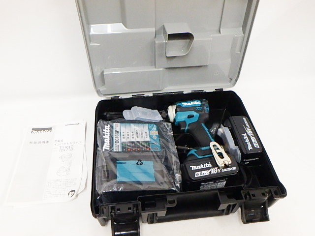 新作，得価 Makita インパクトドライバ 18V 6.0Ah TD171DRGX ブルー 品 ⑥(本体)｜売買されたオークション情報、yahooの商品情報をアーカイブ公開 - オークファン インパクトドライバ