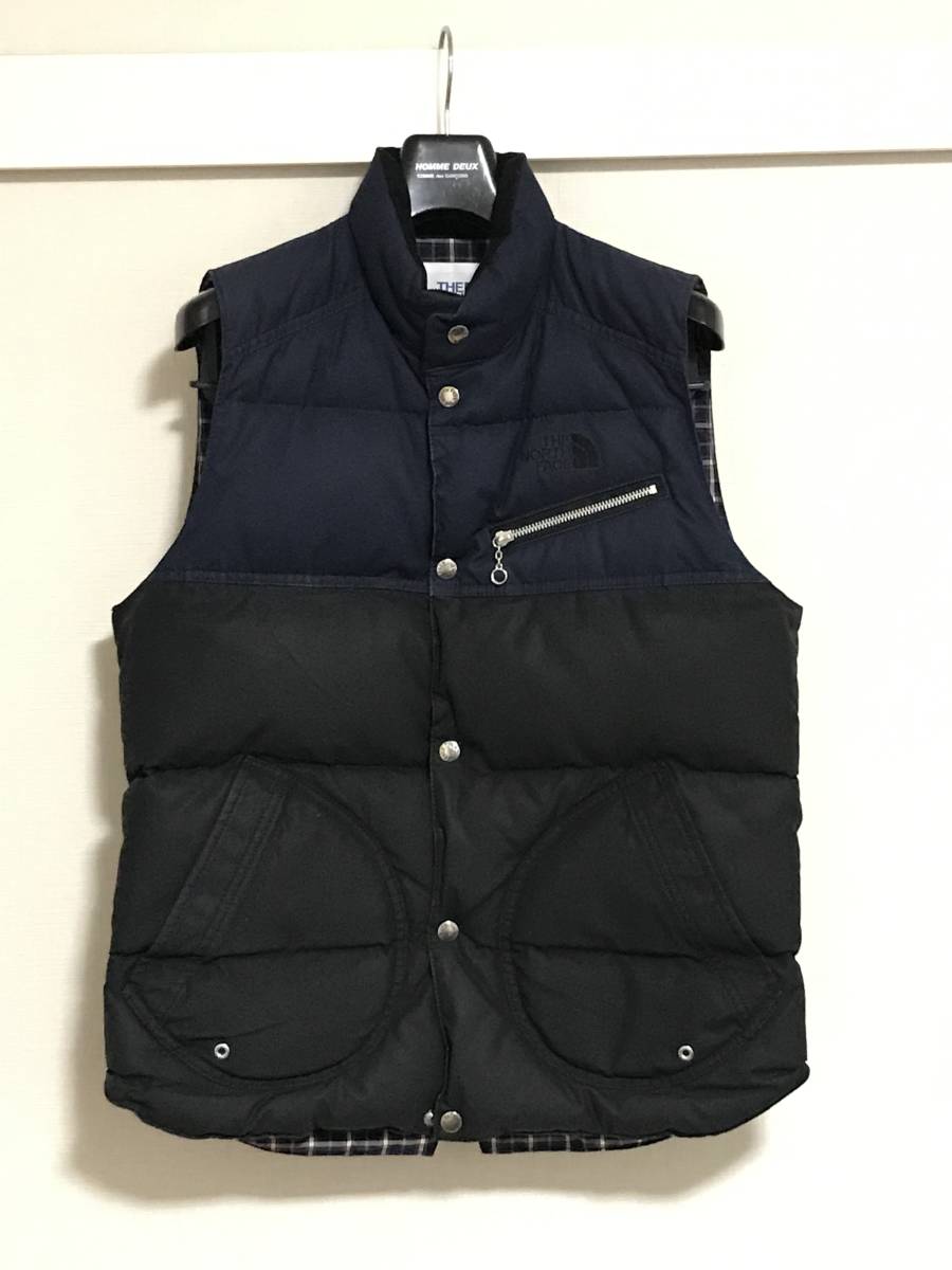 お買い得，高品質 JUNYA WATANABE MAN north face ジュンヤ ワタナベ ノース フェイス ダウン ベスト 切替 黒 &times; 紺 サイズS(ジャンパー、ブルゾン)｜売買されたオークション情報、yahooの商品情報をアーカイブ公開 - 男性用