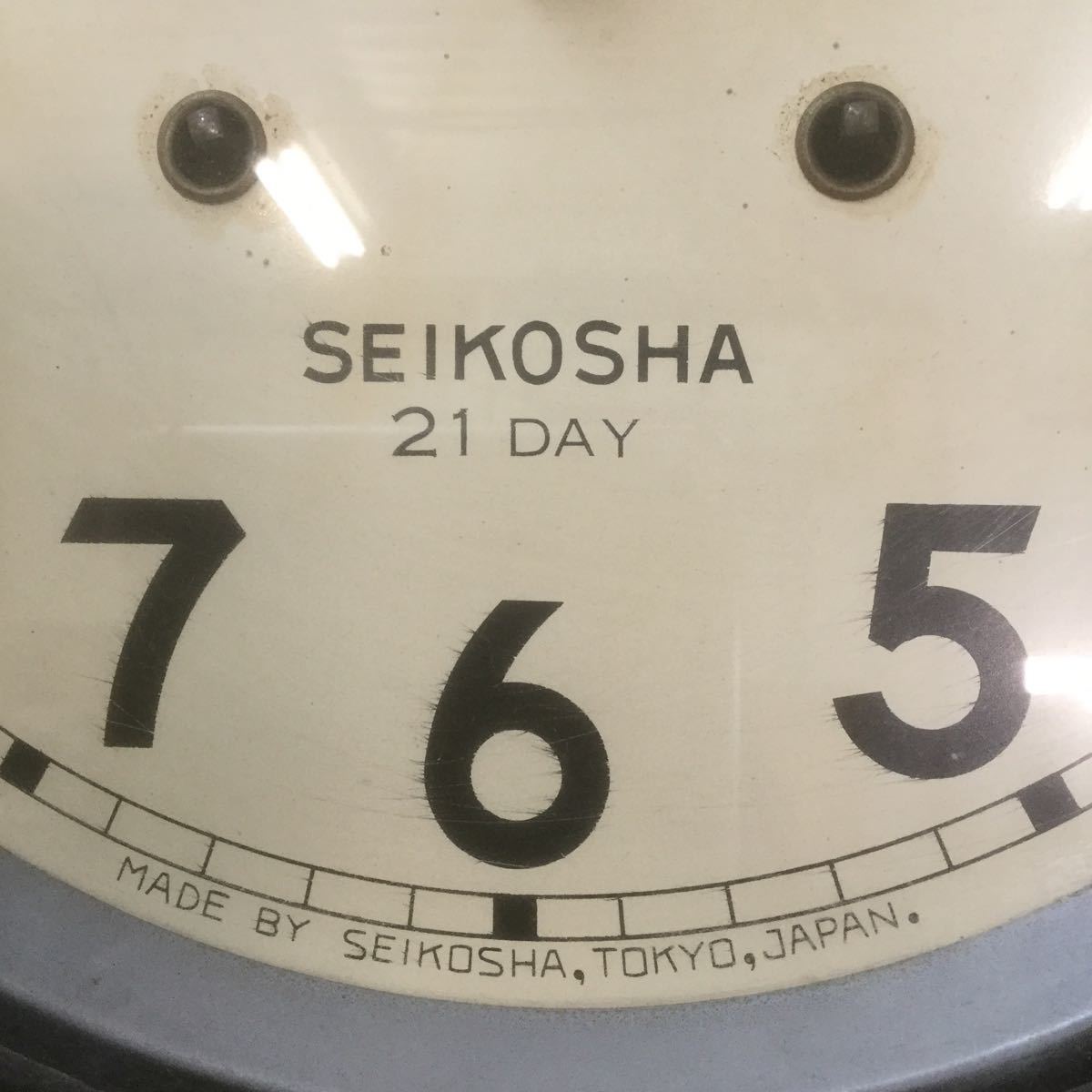 サM0851☆SEIKOSHA 精工舎 柱時計 ゼンマイ式 振子 高さ