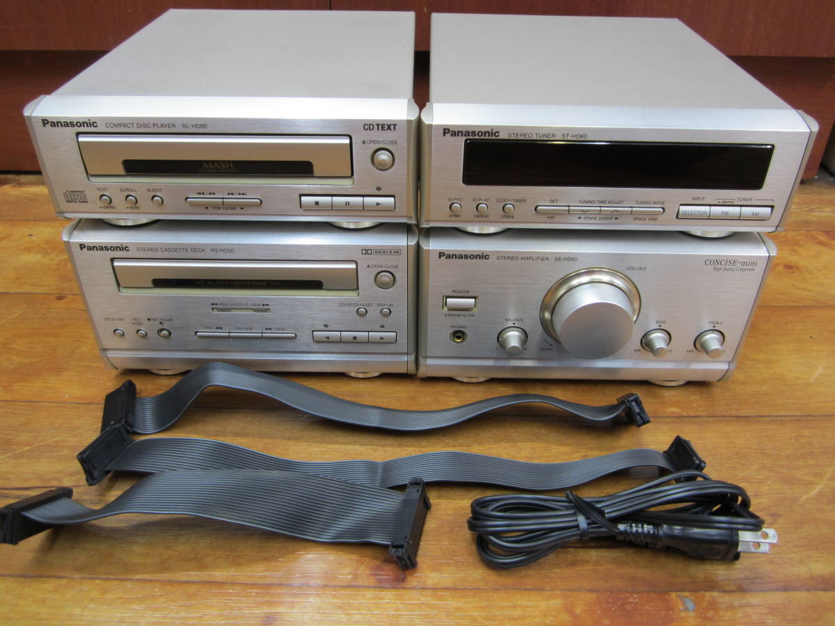 SC-HD60C システムコンポ ○取説・リモコン・電源付Panasonic