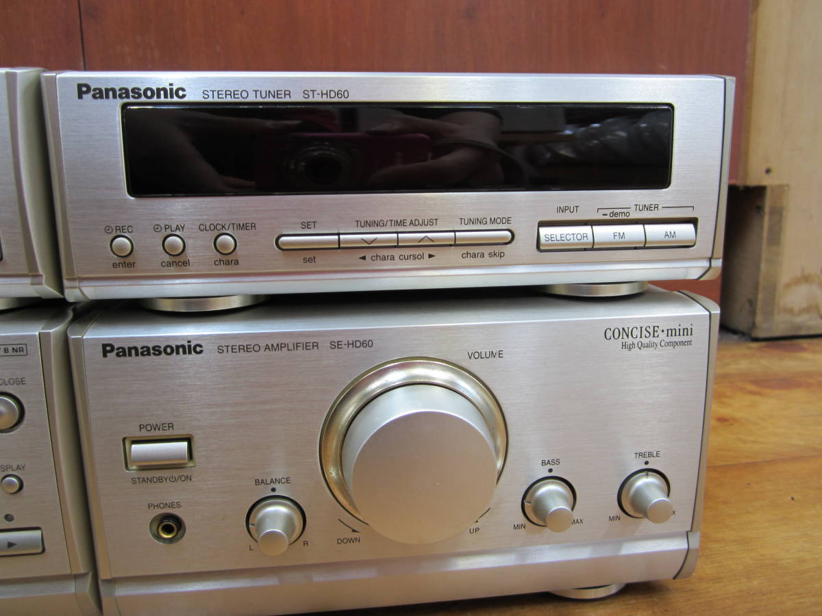 SC-HD60C Panasonic システムコンポ ミニコンポ ○取説・リモコン