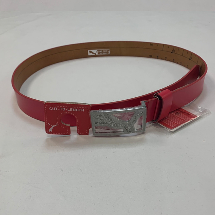 PUMA Shimmer Cut-to-length Belt ピンク レディース ワンサイズ(ベルト)｜売買されたオークション情報、yahooの商品情報をアーカイブ公開 - オークファン ベルト