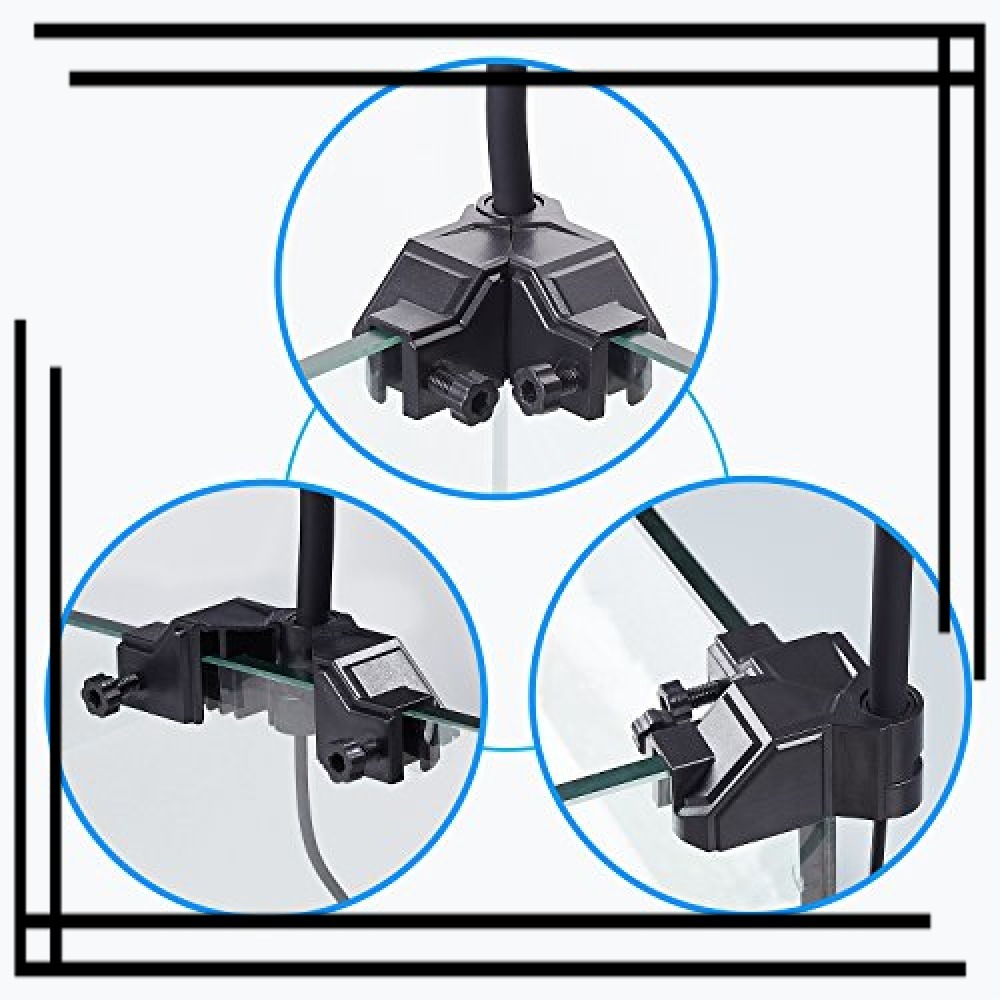 Anpet 水槽LEDランプ クリップ式 2.9W アクアリウム 照明ライト LED白7枚+青2枚 長寿命 省エネ 水草育成 観_4