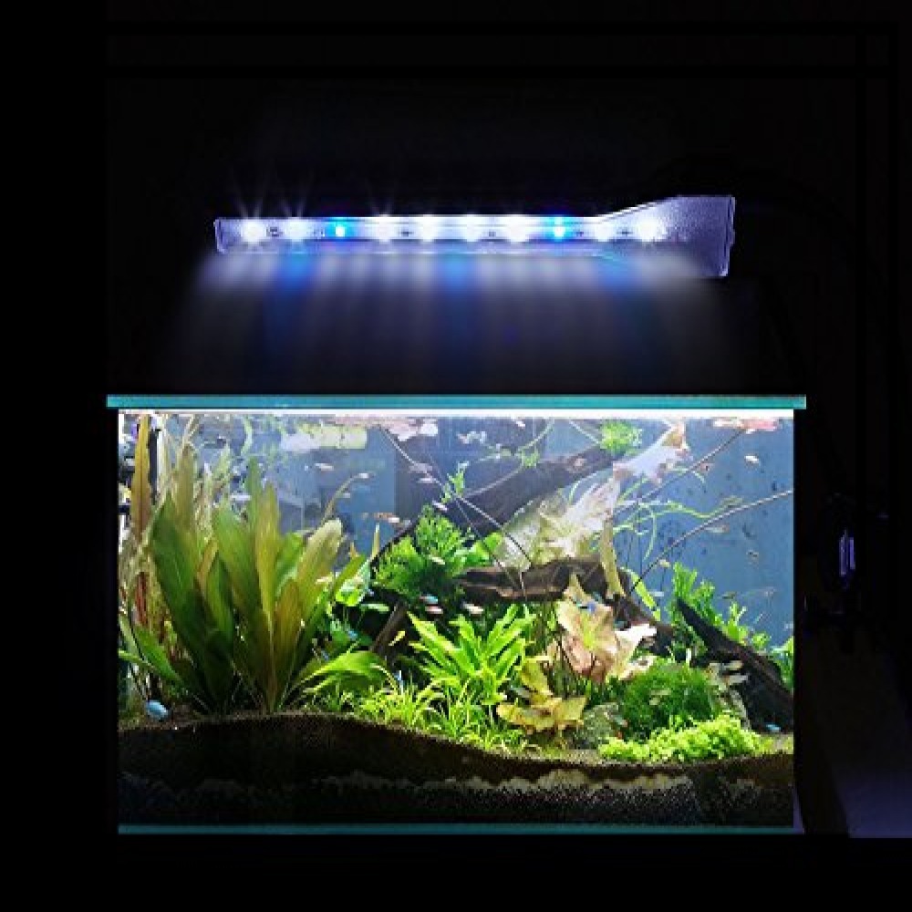 Anpet 水槽LEDランプ クリップ式 2.9W アクアリウム 照明ライト LED白7枚+青2枚 長寿命 省エネ 水草育成 観_6