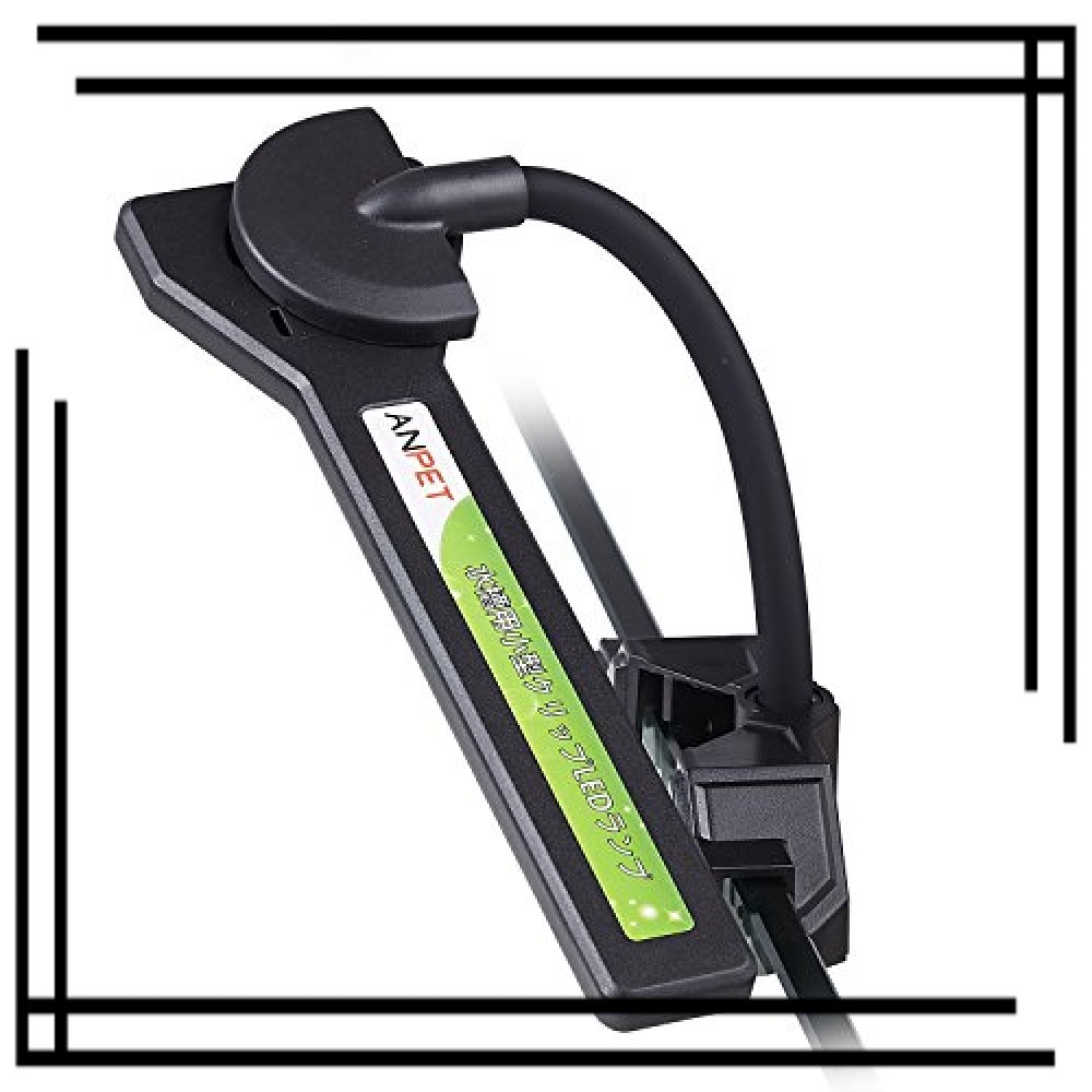 Anpet 水槽LEDランプ クリップ式 2.9W アクアリウム 照明ライト LED白7枚+青2枚 長寿命 省エネ 水草育成 観_7