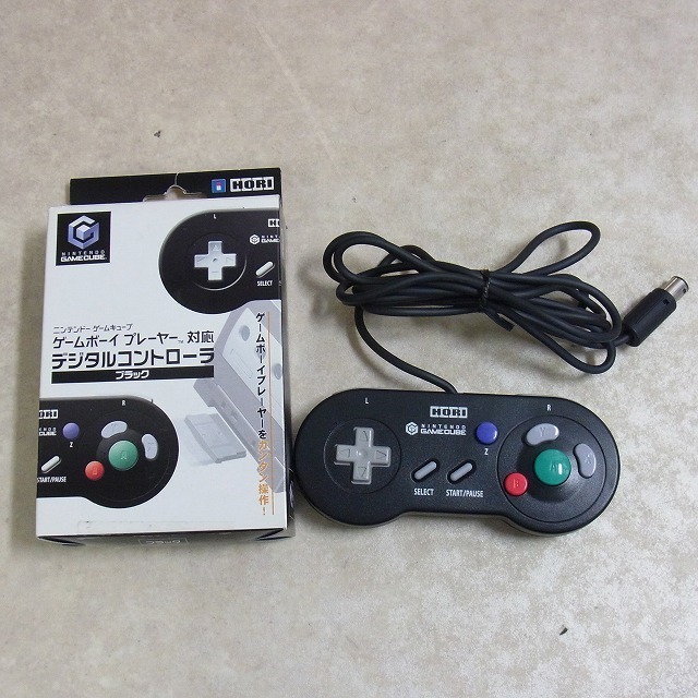 ゲームキューブ デジタルコントローラ HORI GC ホリ ブラック デジタル