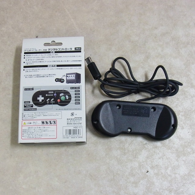 ゲームキューブ デジタルコントローラ HORI GC ホリ ブラック デジタル