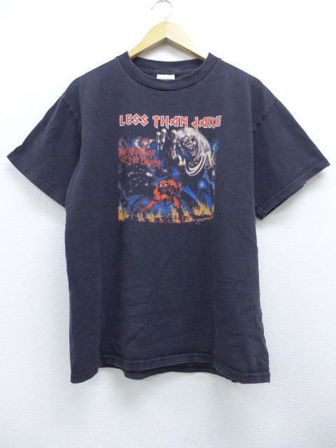 人気定番，大人気 L 古着 ビンテージ バンド Tシャツ 90年代 レスザンジェイク 黒 ブラック spe メンズ(Tシャツ)｜売買されたオークション情報、yahooの商品情報をアーカイブ公開 - オークファン Tシャツ