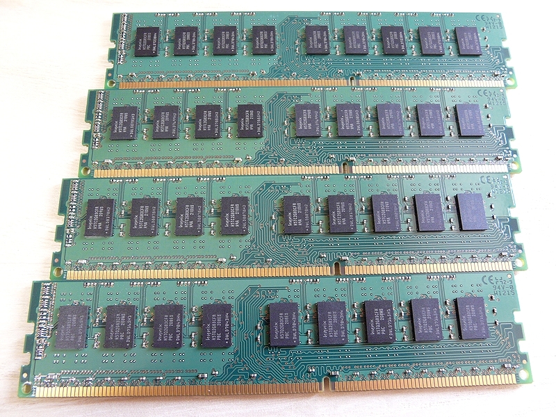 ■Kingston DDR3-1333(PC3-10600) 4GB×4枚 合計１６ＧＢ Unbuffered ♪ 中古超美品 送料無料■_2