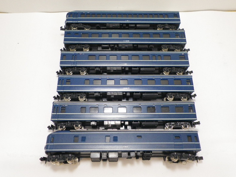 ☆★ KATO カトー 20系 ブルトレ カニ21／ナロネ21×2／ナハネ20／ナハネフ23／ナハフ20 計 6両 旧製品 (ジャンク) ★☆_5