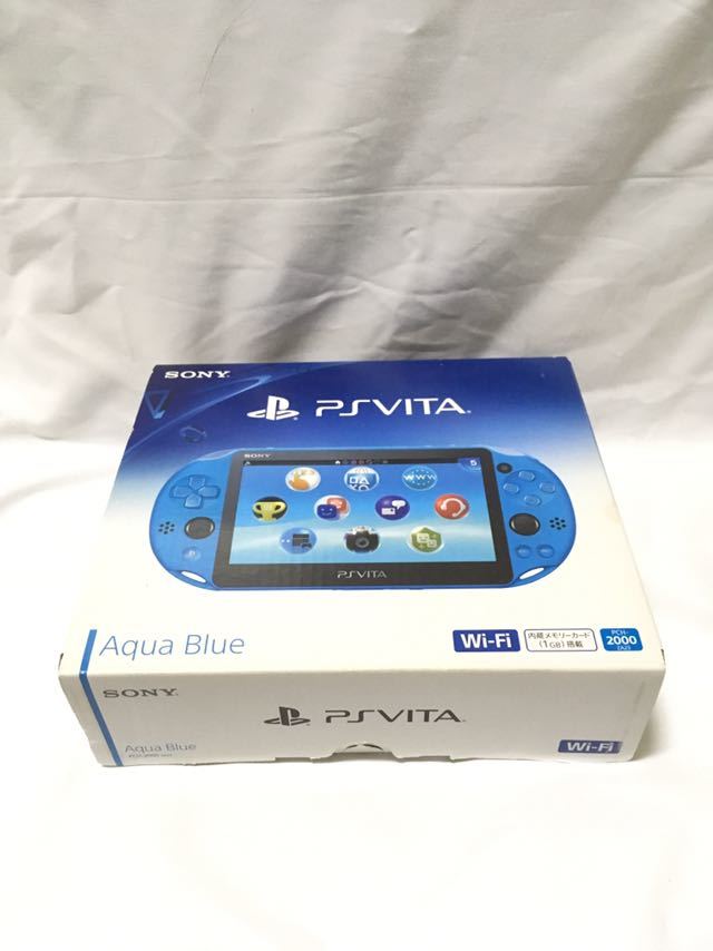 極美品】PS Vita PCH-2000 ZA23 アクアブルー【付属品完備】SONY
