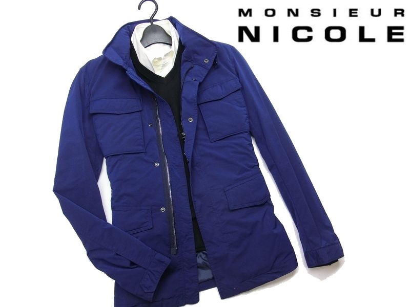 NICOLE MONSIEUR ONLINE SHOP | メンズ ジャケット (ニコル deux 「canal COLLECTION WINTER コート Luxe」ウールブレンドピンヘッド スタンドカラーコート 通販・人気ランキング