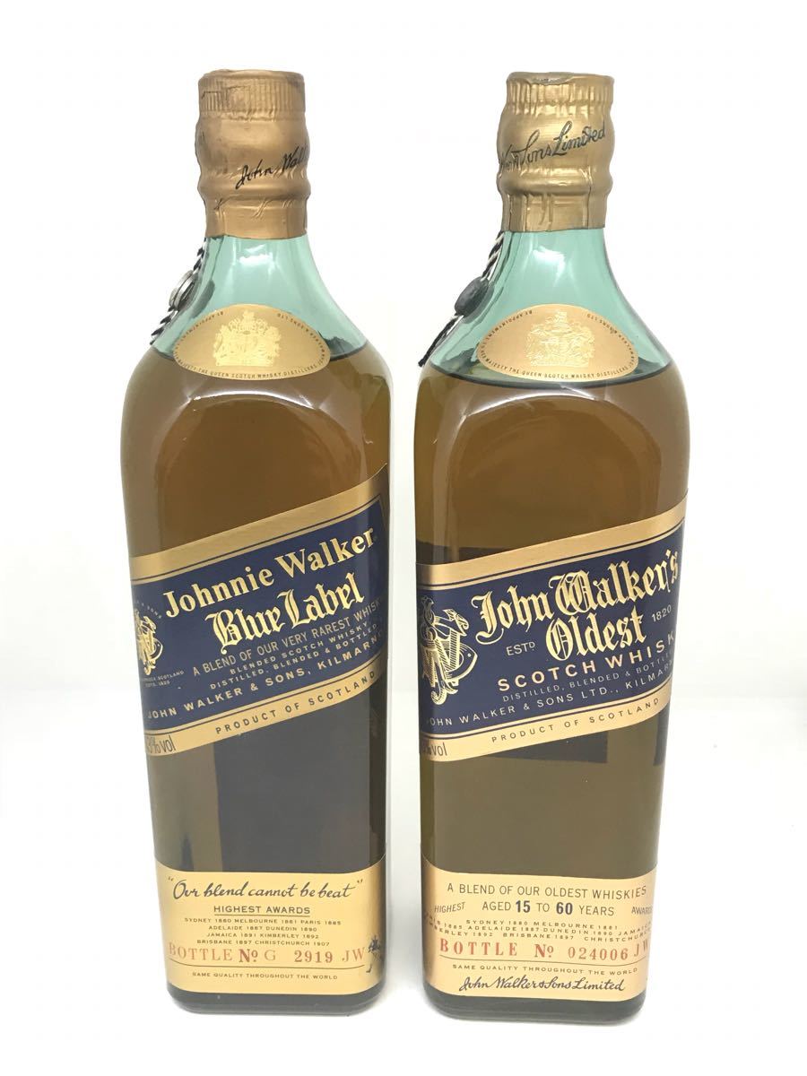 ジョニーウォーカー Blue ブルーラベル Label 750ml WALKER Johnnie