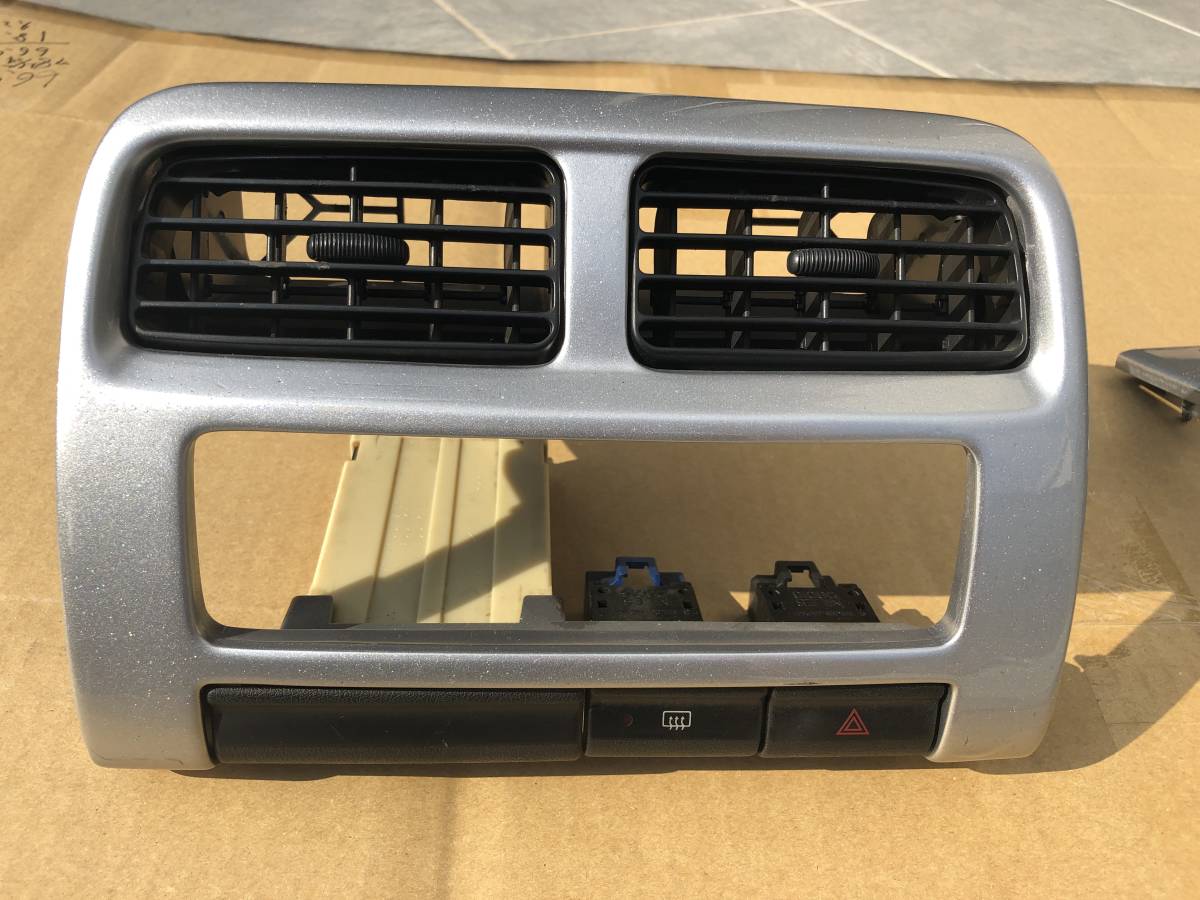 シルビア S14 日産 センターパネル 純正 エアコンパネル 後期 中古品